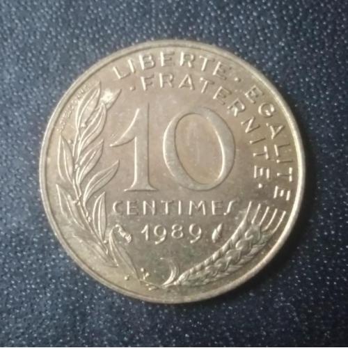 10 сантимов 1989 Франция