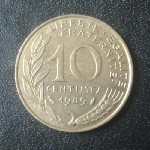 10 сантимов 1989 Франция
