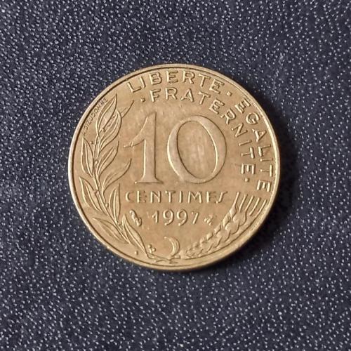 10 сантимов 1997 Франция 