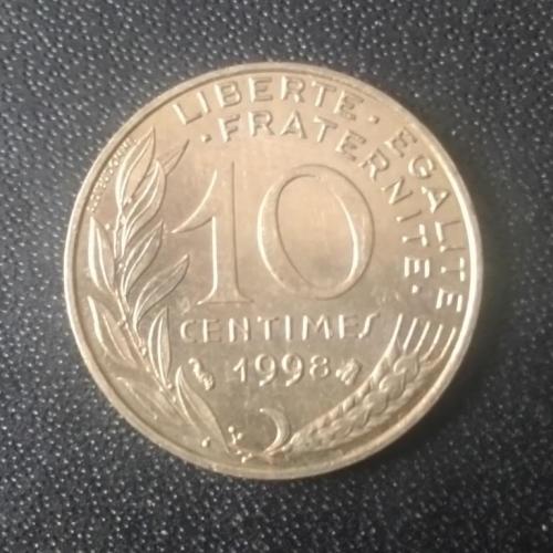 10 сантимов 1998 Франция