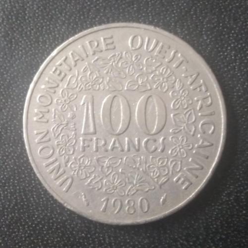 100 франков 1980 Западная Африка 