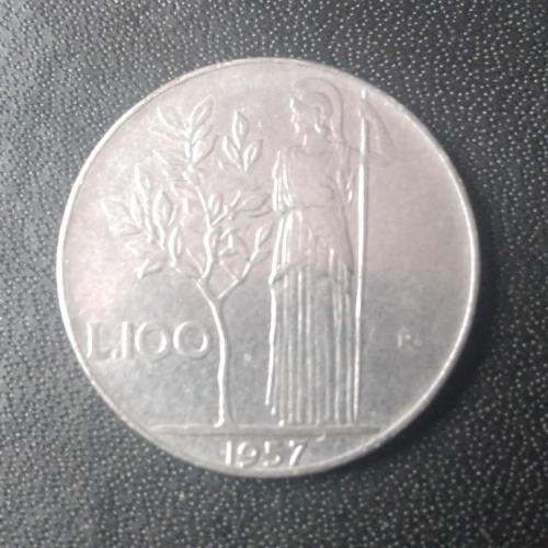100 лир 1957 Италия