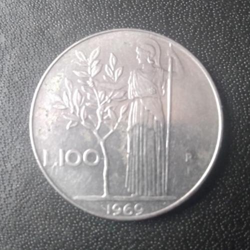  100 лир 1969 Италия