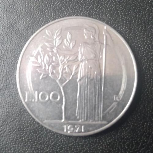 100 лир 1971 Италия
