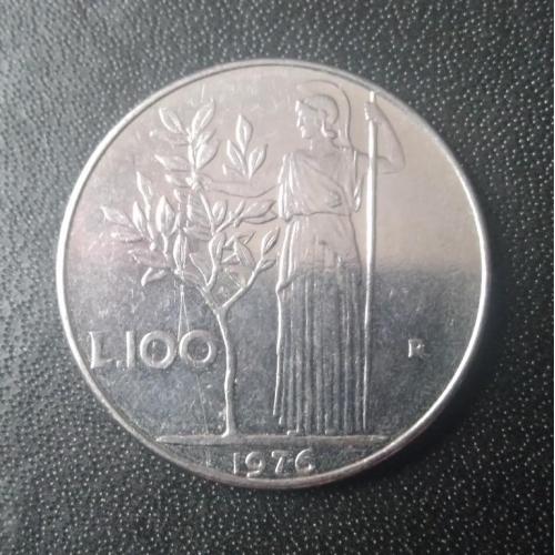 100 лир 1976 Италия 