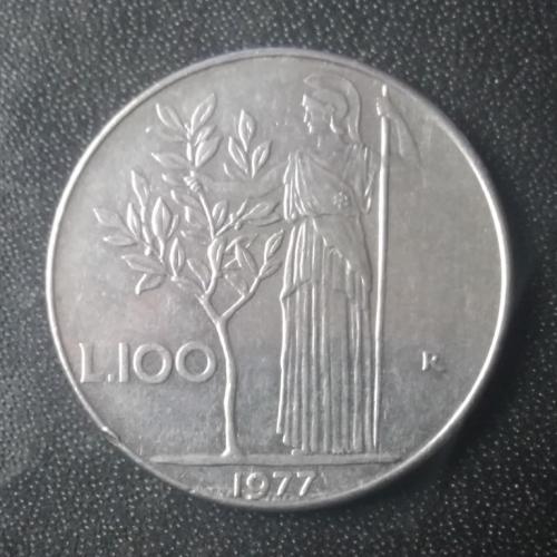100 лир 1977 Италия