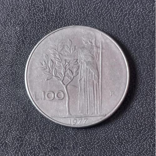 100 лир 1977 Италия 