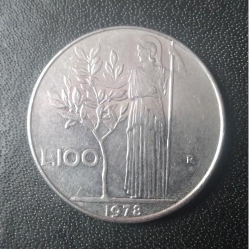 100 лир 1978 Италия 
