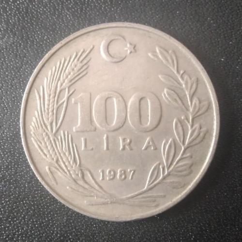 100 лир 1987 Турция