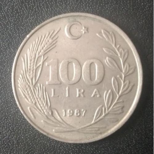 100 лир 1987 Турция