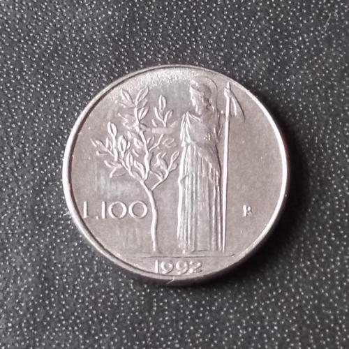 100 лир 1992 Италия 