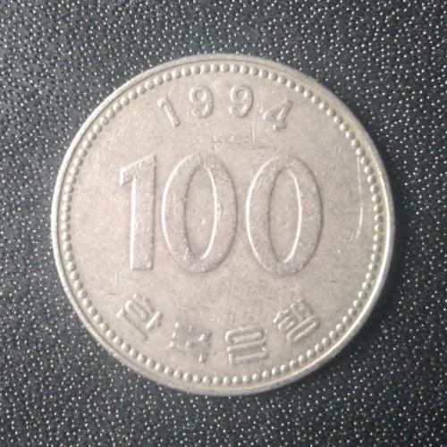 100 вон 1994 Корея