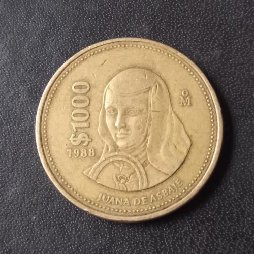 1000 песо 1988 Мексика