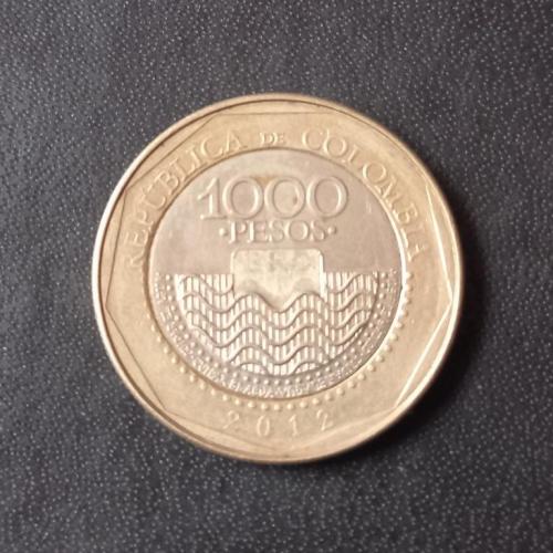 1000 песо 2012 Колумбия