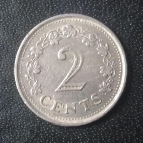 2 цента 1977 Мальта