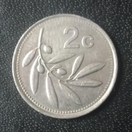 2 цента 1991 Мальта 