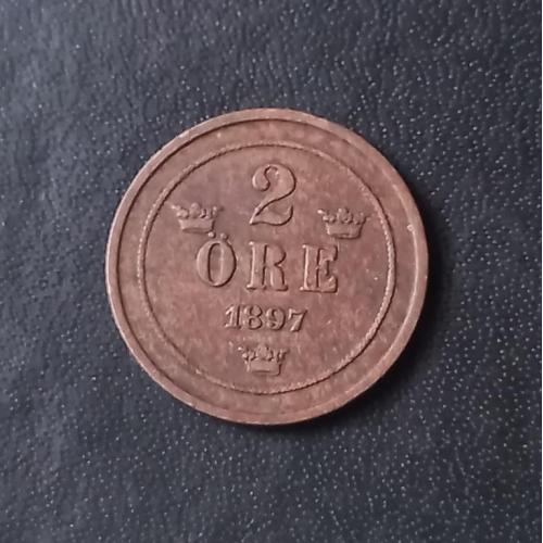 2 эре 1897 Швеция