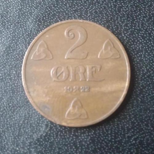  2 эре 1922 Норвегия 