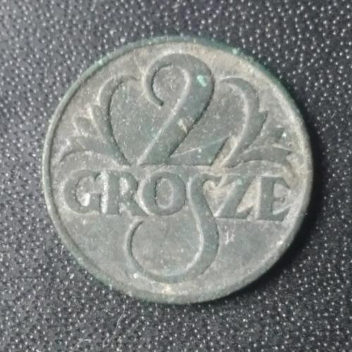 2 гроша 1927 Польша 