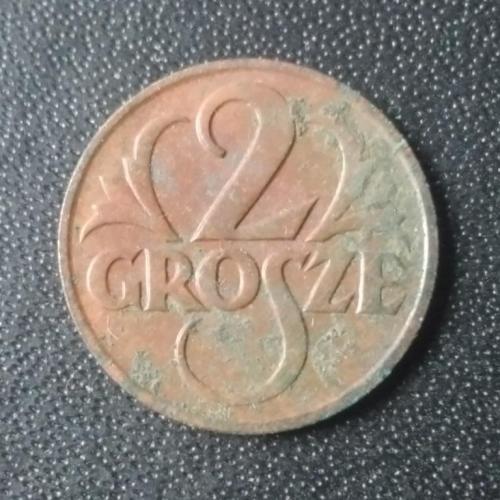 2 гроша 1927 Польша 