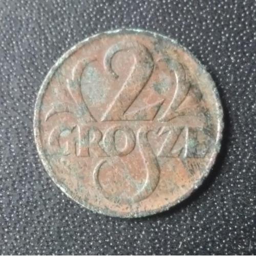 2 гроша 1927 Польша 