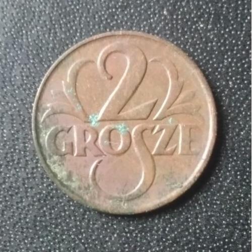 2 гроша 1927 Польша 