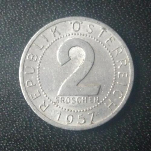 2 гроша 1957 Австрия