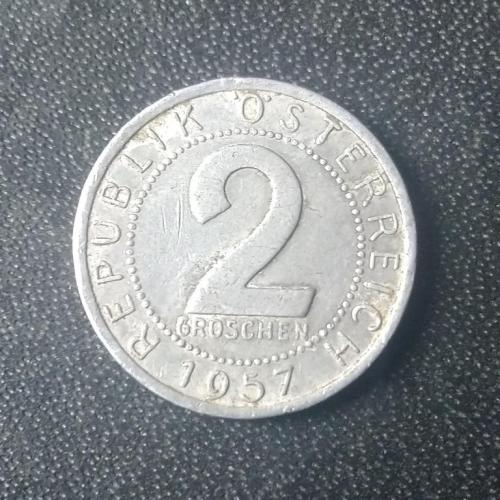  2 гроша 1957 Австрия
