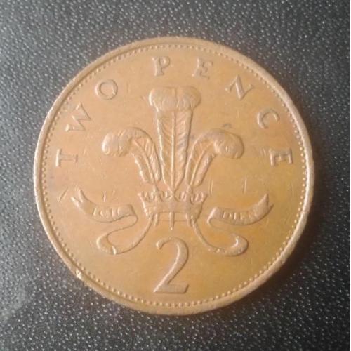 2 пенса 1986 Великобритания