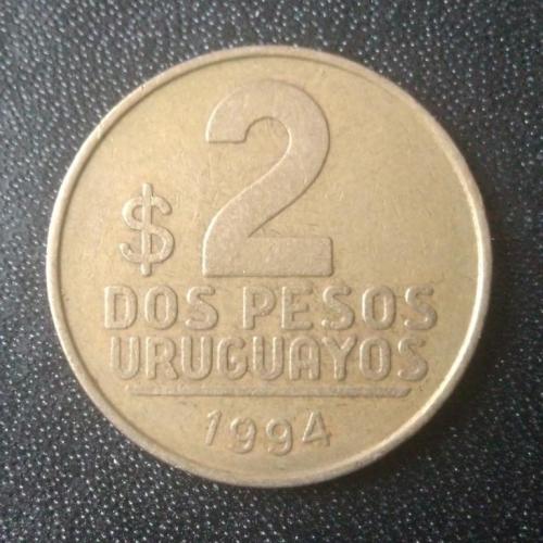 2 песо 1994 Уругвай