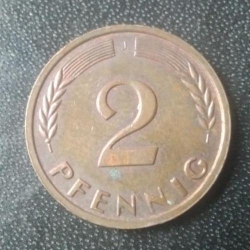 2 пфеннига 1959 (J) Германия