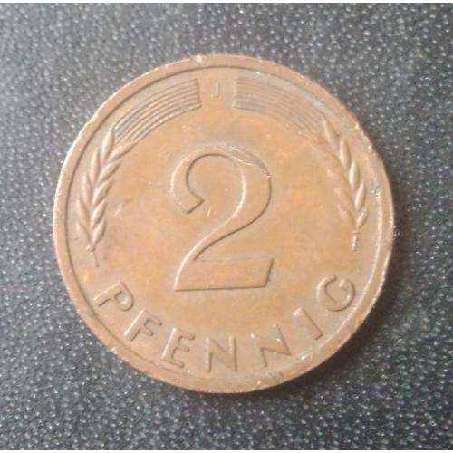 2 пфеннига 1959 (J) Германия