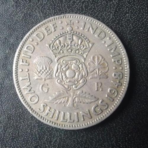2 шиллинга 1948 Великобритания