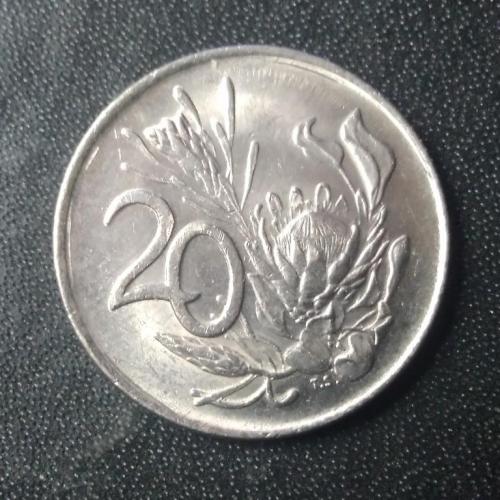 20 центов 1978 ЮАР 