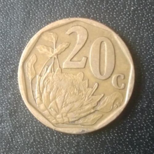 20 центов 1997 ЮАР
