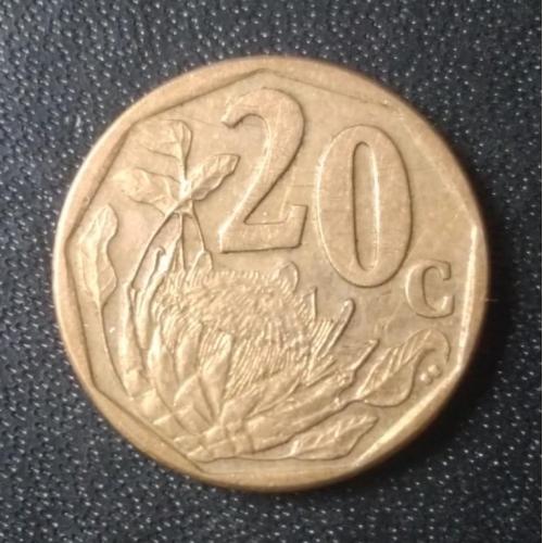 20 центов 2018 ЮАР 