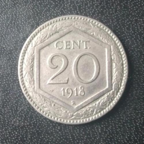 20 чентезимо 1918 (R) Италия 