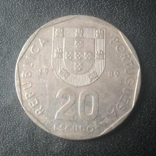  20 эскудо 1989 Португалия