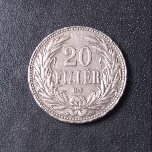 20 филлеров 1908 Венгрия