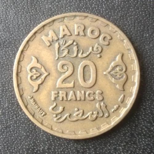 20 франков 1952 Марокко