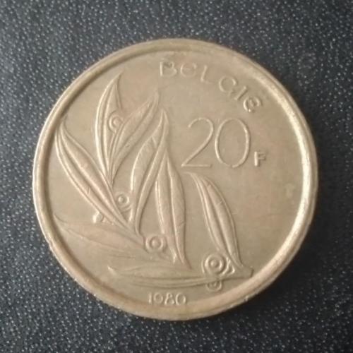 20 франков 1980 Бельгия