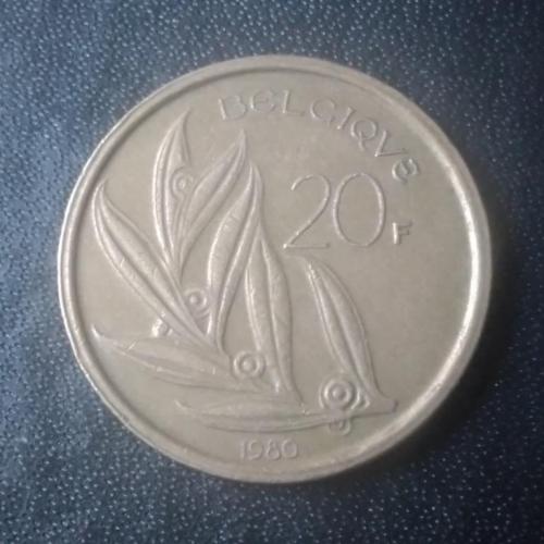 20 франков 1980 Бельгия