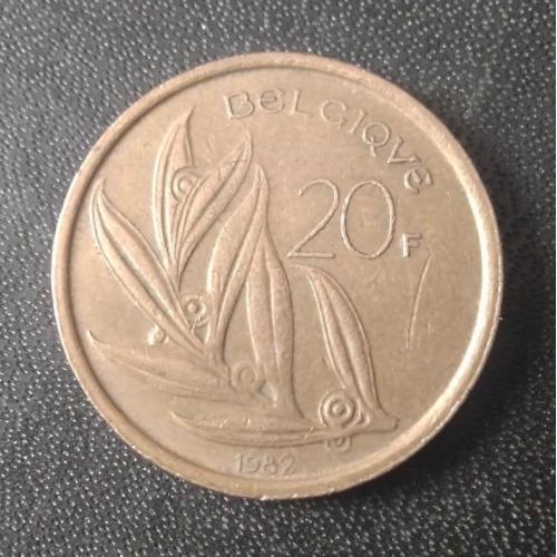 20 франков 1982 Бельгия 