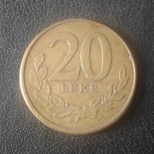 20 леков 2016 Албания