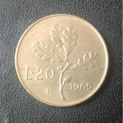 20 лир 1969 Италия