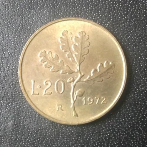 20 лир 1972 Италия