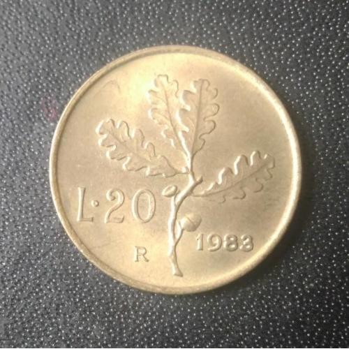  20 лир 1983 Италия