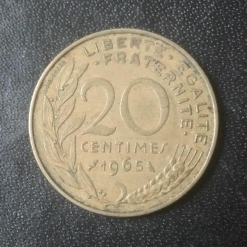 20 сантимов 1965 Франция