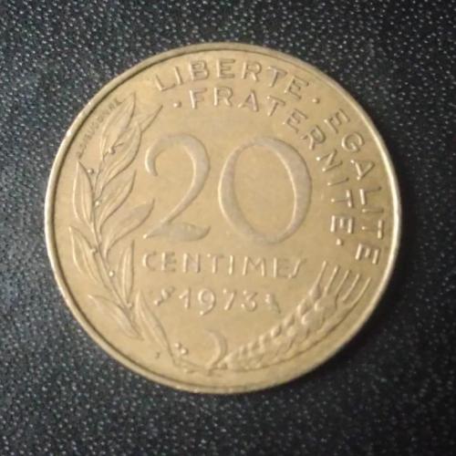 20 сантимов 1973 Франция