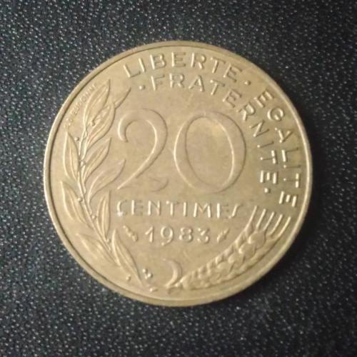 20 сантимов 1983 Франция